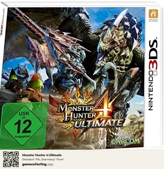 Monster Hunter 4 Ultimate Nintendo 3DS, Germany box front