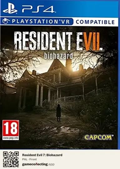 Resident Evil 7: Biohazard PlayStation 4, PAL box front