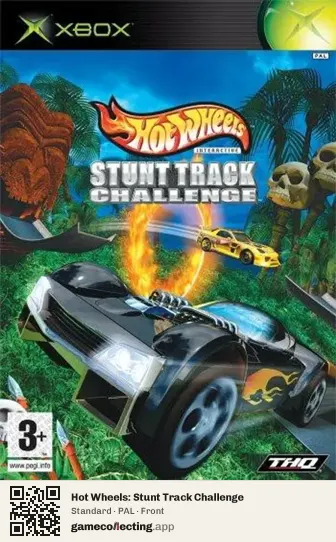 Hot Wheels: Stunt Track Challenge Xbox, PAL box front