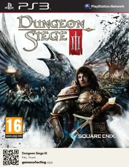 Dungeon Siege III PlayStation 3, PAL box front