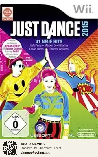 Just Dance 2015 Nintendo Wii, Germany box front