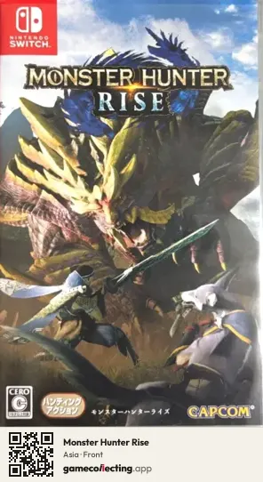 Monster Hunter Rise Nintendo Switch, Asia box front