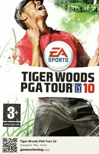Tiger Woods PGA Tour 10 PlayStation 3, PAL box front