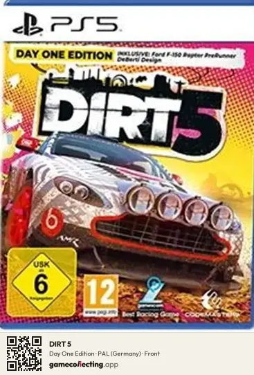 DIRT 5 PlayStation 5, Germany box front
