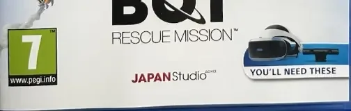 Astro Bot Rescue Mission, the PEGI square on its front