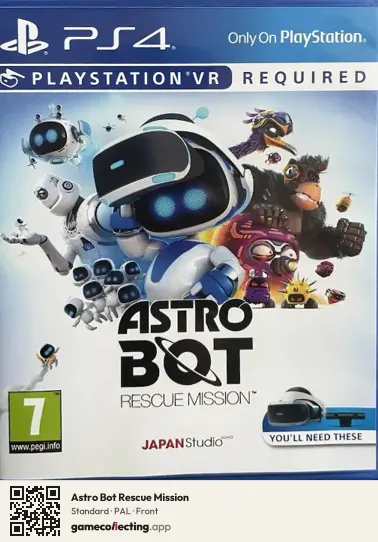 Astro Bot Rescue Mission PlayStation 4, PAL box front