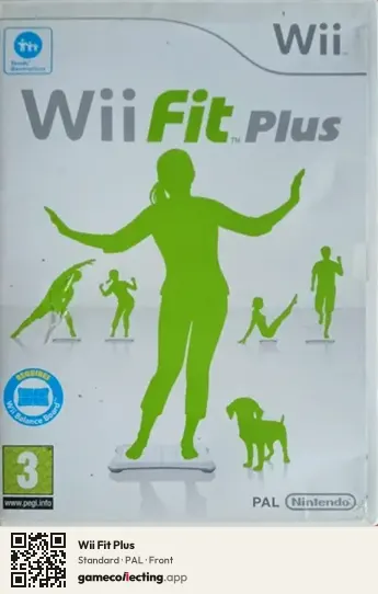 Wii Fit Plus Nintendo Wii, PAL box front