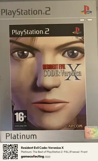 Resident Evil Code: Veronica X PlayStation 2, France box front