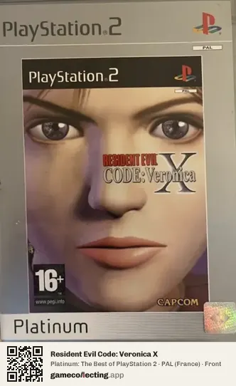 Resident Evil Code: Veronica X PlayStation 2, France box front