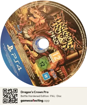 Dragon's Crown Pro PlayStation 4, PAL disc