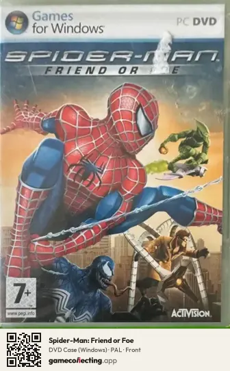 Spider-Man: Friend or Foe Computer, PAL box front