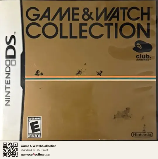 Game & Watch Collection Nintendo DS, NTSC box front