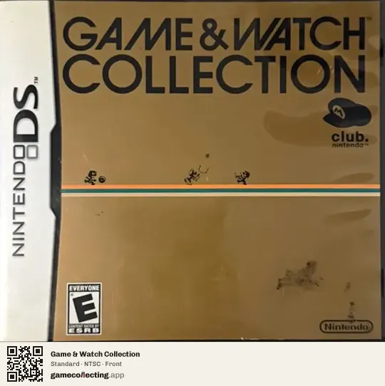 Game & Watch Collection Nintendo DS, NTSC box front