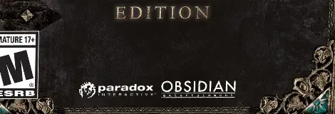 Pillars of Eternity, the ESRB box on its front