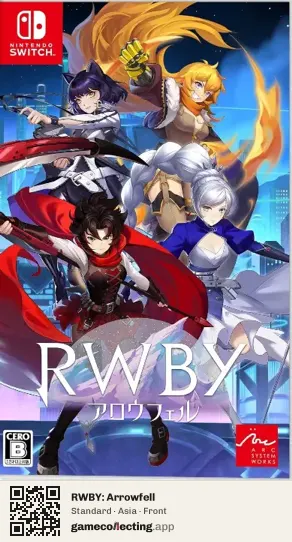 RWBY: Arrowfell Nintendo Switch, Asia box front