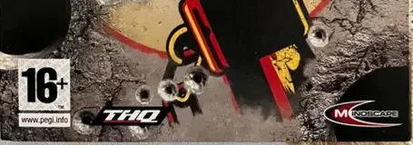 Red Faction II, the PEGI square on its front