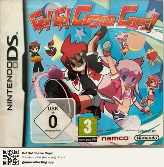 Go! Go! Cosmo Cops! Nintendo DS, Germany box front