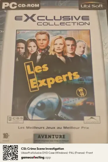 CSI: Crime Scene Investigation Computer, France box front