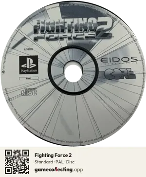 Fighting Force 2 PlayStation, PAL disc