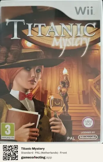 Titanic Mystery Nintendo Wii, Netherlands box front