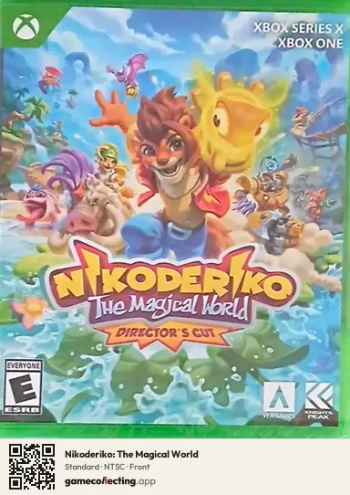 Nikoderiko: The Magical World Xbox Series X, NTSC box front