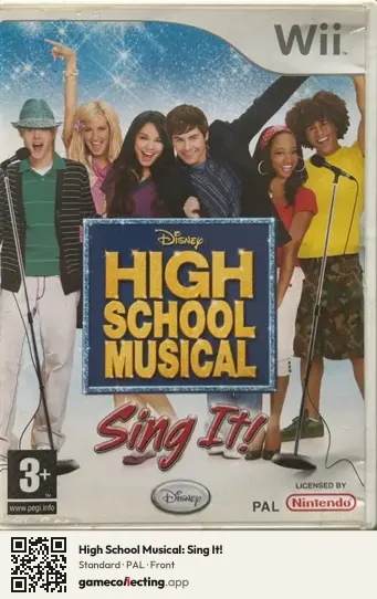 High School Musical: Sing It! Nintendo Wii, PAL box front