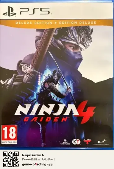 Ninja Gaiden 4 PlayStation 5, PAL box front