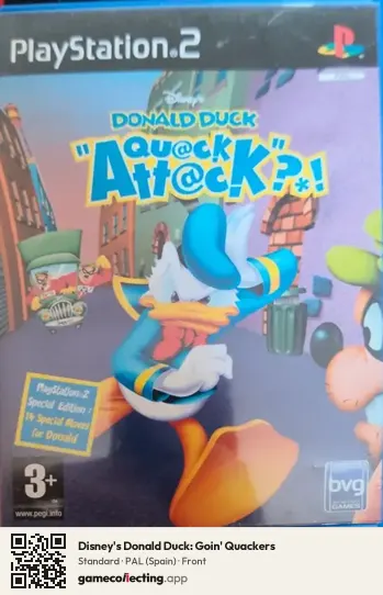 Disney's Donald Duck: Goin' Quackers PlayStation 2, Spain box front