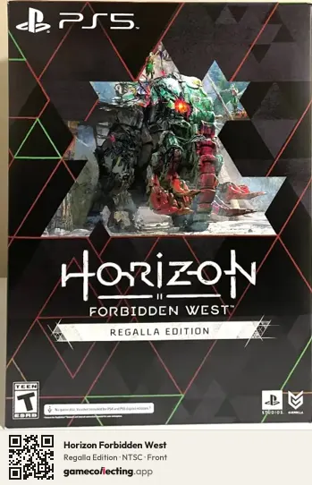 Horizon Forbidden West PlayStation 5, NTSC box front