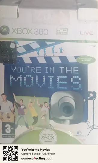 You're in the Movies Xbox 360, PAL box front