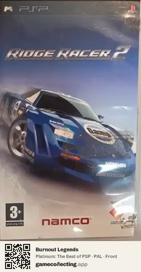 Burnout Legends PlayStation Portable, PAL box front