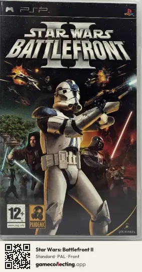 Star Wars: Battlefront II PlayStation Portable, PAL box front