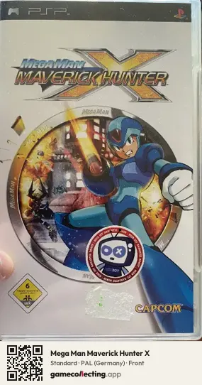 Mega Man Maverick Hunter X PlayStation Portable, Germany box front