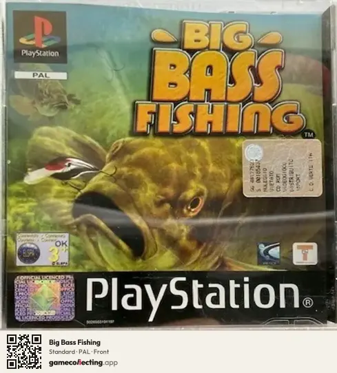 Big Bass Fishing PlayStation, PAL box front
