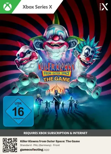 Killer Klowns from Outer Space: The Game Xbox Series X, Germany box front