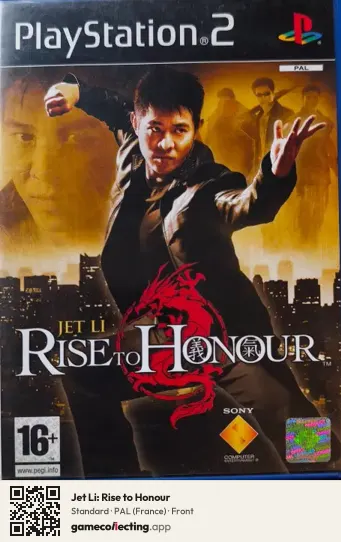 Jet Li: Rise to Honour PlayStation 2, France box front