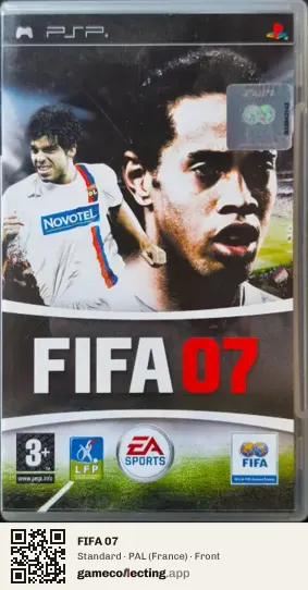 FIFA 07 PlayStation Portable, France box front
