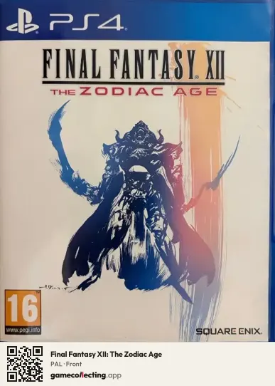 Final Fantasy XII: The Zodiac Age PlayStation 4, PAL box front