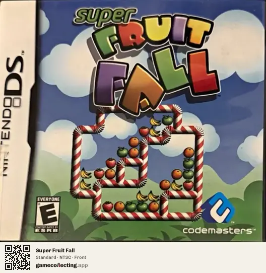 Super Fruit Fall Nintendo DS, NTSC box front