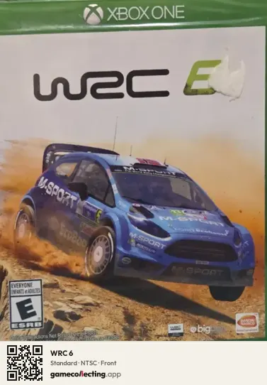 WRC 6 Xbox One, NTSC box front