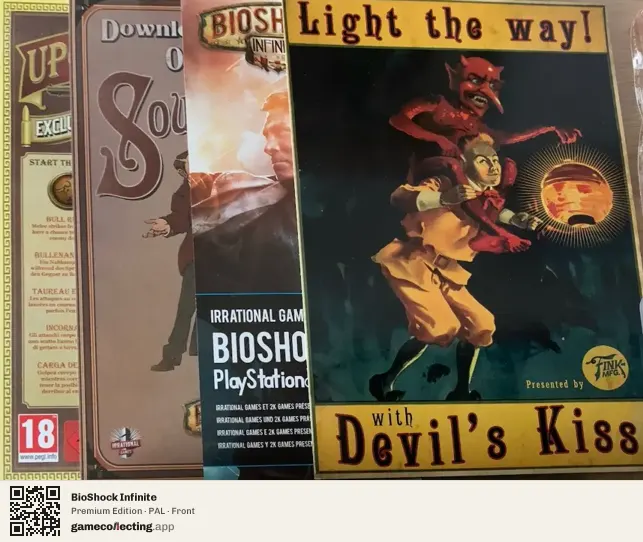 BioShock Infinite PlayStation 3, PAL box front