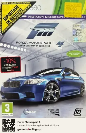 Forza Motorsport 4 Xbox 360, PAL box front
