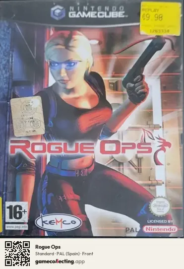 Rogue Ops Nintendo GameCube, Spain box front