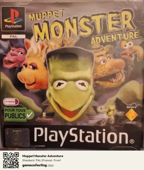 Muppet Monster Adventure PlayStation, France box front