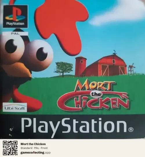 Mort the Chicken PlayStation, PAL box front