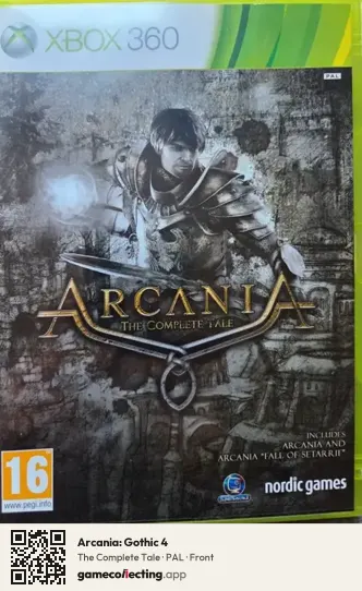 Arcania: Gothic 4 Xbox 360, PAL box front