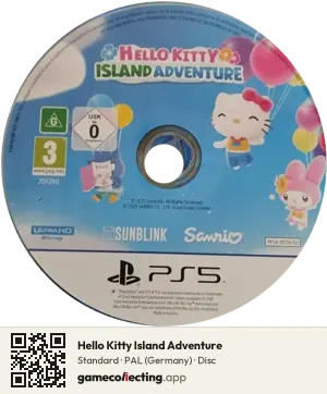 Hello Kitty Island Adventure PlayStation 5, PAL disc