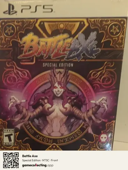 Battle Axe PlayStation 5, NTSC box front