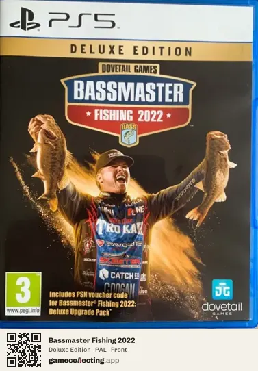 Bassmaster Fishing 2022 PlayStation 5, PAL box front