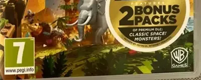 LEGO Worlds, the PEGI square on its front